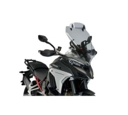 Visiere de pare-brise Puig Touring pour Ducati Multistrada V4 S Sport 21/24, fumee claire