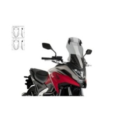 CUBIERTA-VISERA PUIG TOURING HONDA NC750X 21-24 HUMO CLARO