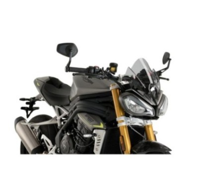 PUIG NAKED WINDSCHILD NG SPORT TRIUMPH SPEED TRIPLE RS 21-24 LIGHT SMOKE