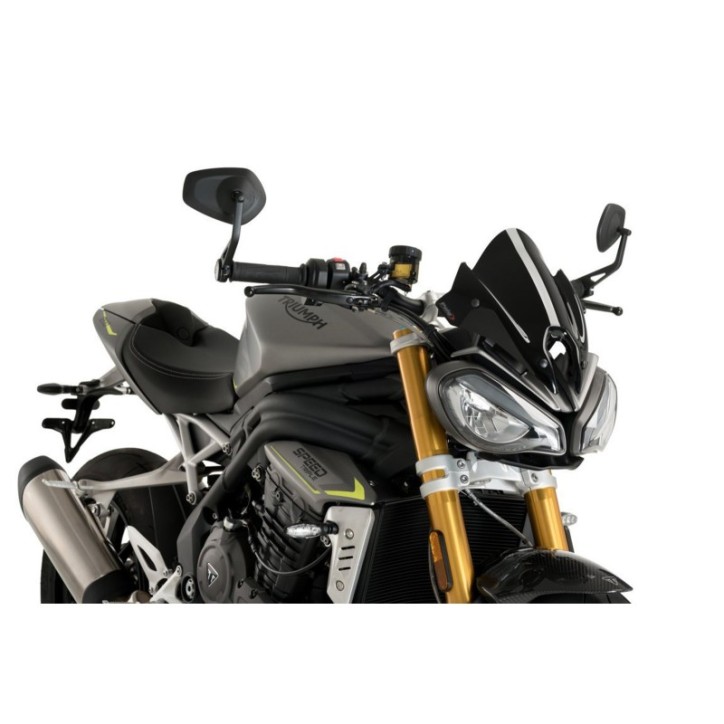 PUIG CUPOLINO NAKED N.G. SPORT TRIUMPH SPEED TRIPLE RS 21-24 NERO