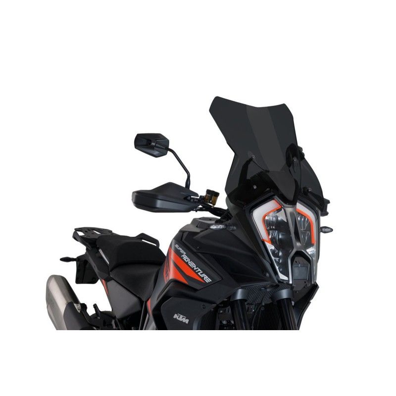 Pare-brise Puig Touring Plus pour KTM Super Adventure 1290 RS 2021/2024, fume fonce