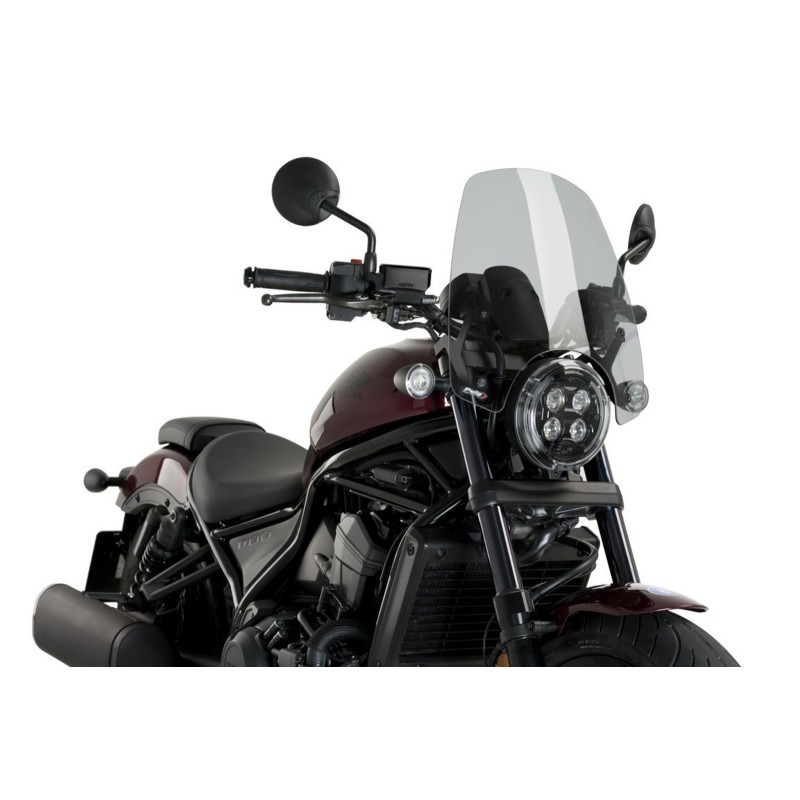 PANTALLA PUIG NAKED NG TOURING HONDA CMX1100 DCT REBEL 21-23 HUMO CLARO