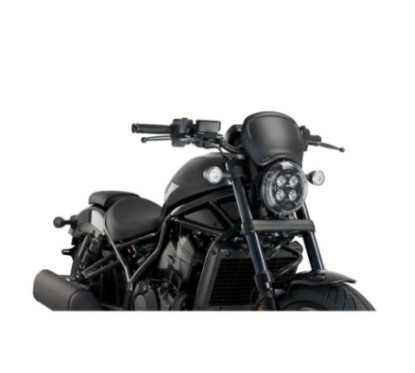 CARENAGE AVANT PUIG HONDA CMX1100 DCT REBEL 21-23 NOIR MAT