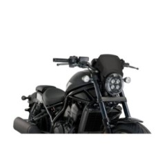 CARENAGE AVANT PUIG ALUMINIUM HONDA CMX1100 DCT REBEL 21-23 NOIR