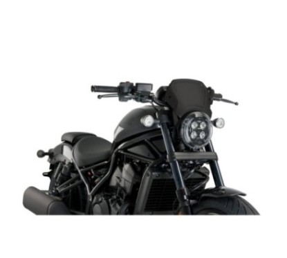 CARENAGE AVANT PUIG ALUMINIUM HONDA CMX1100 DCT REBEL 21-23 NOIR