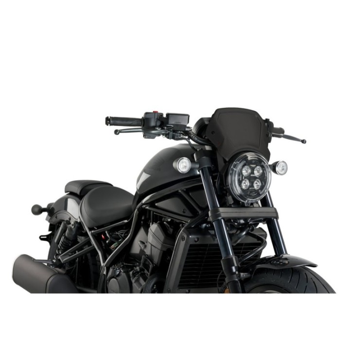 CARENAGE AVANT PUIG ALUMINIUM HONDA CMX1100 REBEL 21-24 NOIR