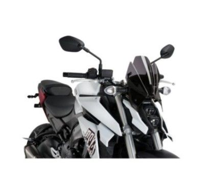 puig naked ng sport windshield for suzuki gsx s950 22 23 dark smoke