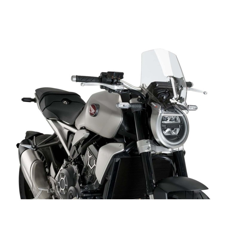 PUIG NAKED WINDSCHILD NG SPORT HONDA CB1000R BLACK EDITION 21-24 TRANSPARENT