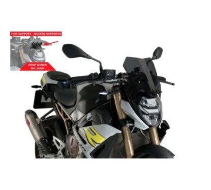 PUIG CUPOLINO NAKED N.G. SPORT-OEM SUPP. BMW S1000 R 21-24 FUME SCURO