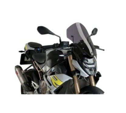 PANTALLA DESNUDA PUIG NG TOURING-SOPORTE OEM. BMW S1000 R 21-24 HUMO OSCURO