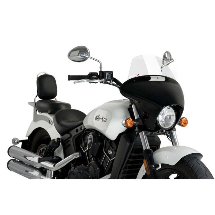 PUIG CUPOLINO BATWING SML TOURING INDIAN SCOUT SIXTY 16-23 FUME CHIARO