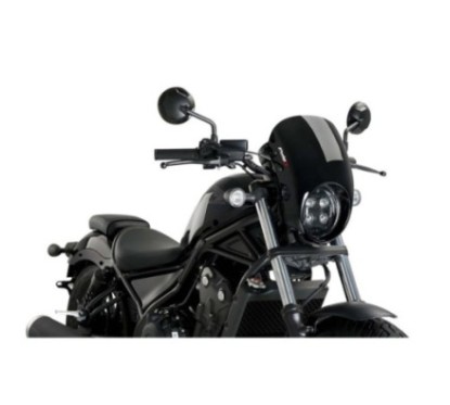 PUIG SEMI-FAIRED SCREEN ANARCHY HONDA CMX500 REBEL 20-24 BLACK