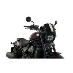 CUBREPUERTAS SEMICARENADO PUIG ANARQUIA HONDA CMX1100 REBEL 21-24 NEGRO