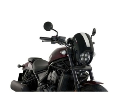 CUBREPUERTAS SEMICARENADO PUIG ANARQUIA HONDA CMX1100 REBEL 21-24 NEGRO