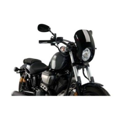 Cupula semicarenada Puig Anarchy para Yamaha XV950 R 14-20 negra