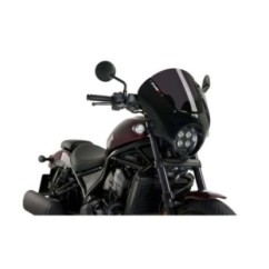 PUIG CUPOLINO SEMICARENATO DARK NIGHT HONDA CMX1100 REBEL 21-24 FUME SCURO-21104F