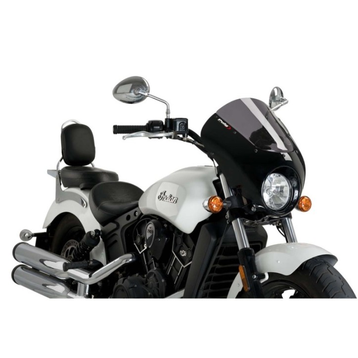 PUIG CUPOLINO SEMICARENATO DARK NIGHT INDIAN SCOUT 15-24 FUME SCURO