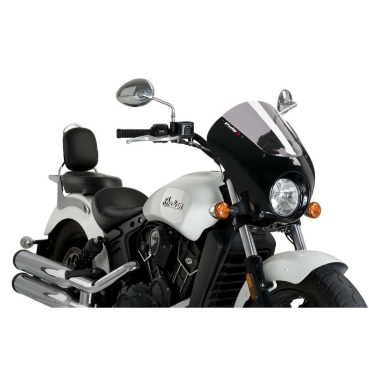 PUIG CUPOLINO SEMICARENATO DARK NIGHT INDIAN SCOUT SIXTY 16-23 FUME SCURO