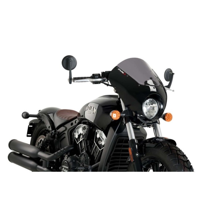 PANTALLA SEMICARENADA PUIG DARK NIGHT INDIAN SCOUT BOBBER 18-24 DARK SMOKE-21107F