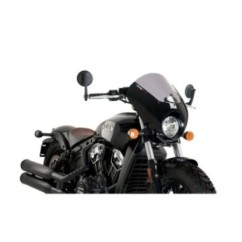 PUIG CUPOLINO SEMICARENATO DARK NIGHT INDIAN SCOUT BOBBER 18-24 FUME CHIARO-21107H