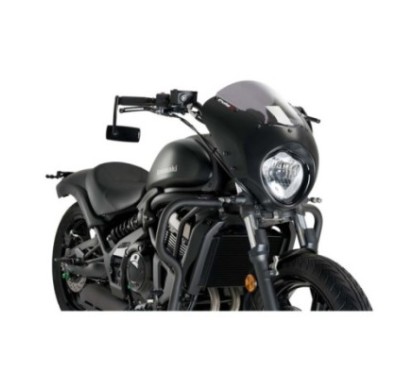 PUIG SEMI-FAIRED SCREEN DARK NIGHT KAWASAKI VULCAN S 15-24 LIGHT SMOKE