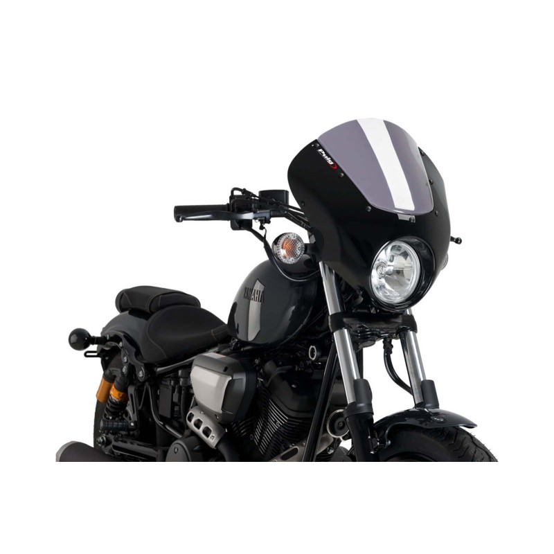 PUIG CUPOLINO SEMICARENATO DARK NIGHT YAMAHA XV950 R 14-20 FUME CHIARO