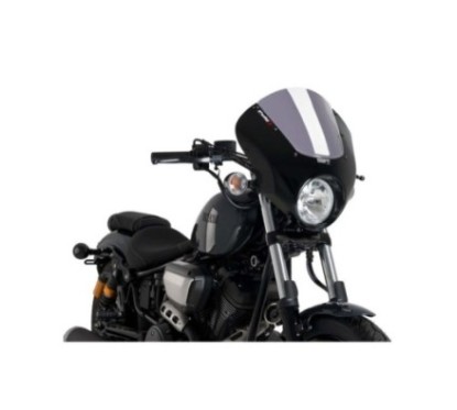 PUIG ECRAN SEMI-CARENE DARK NIGHT YAMAHA XV950 R 14-20 FUME CLAIR