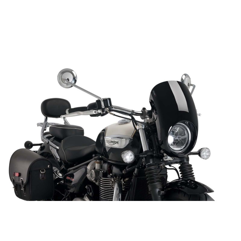 PUIG CUPOLINO SEMICARENATO ANARCHY TRIUMPH BONNEVILLE SPEEDMASTER 21-24 NERO