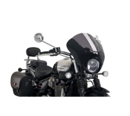 PUIG CUPOLINO SEMICARENATO DARK NIGHT TRIUMPH BONNEVILLE SPEEDMASTER 21-24 FUME SCURO