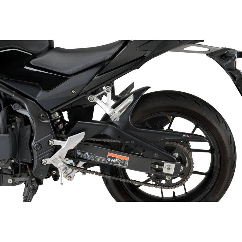 Guardabarros trasero Puig Honda CBR500R 22/25 negro mate