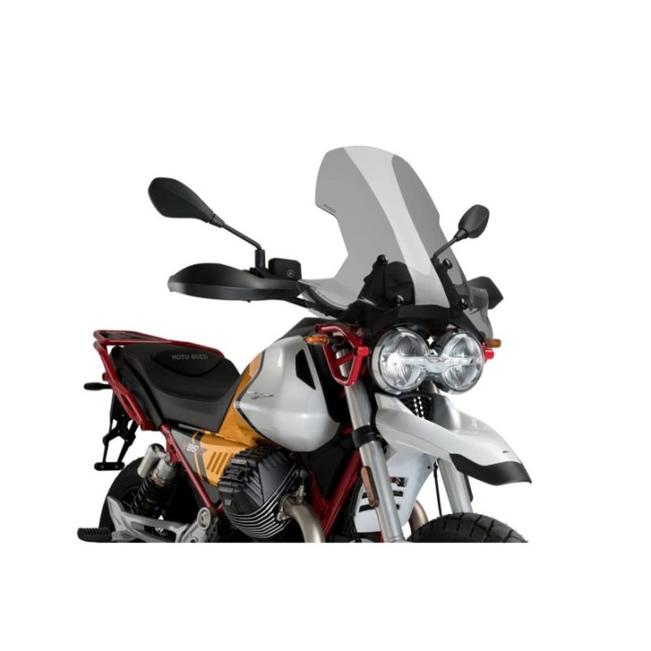 PARE-BRISE PUIG TOURING MOTO GUZZI V85 850 TT CENTENAIRE 21-23 FUMEE CLAIRE