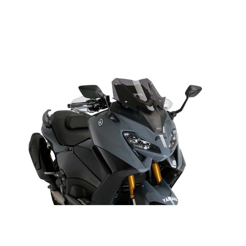 puig windshield v tech line sport for yamaha t max 560 max tech 22 25 dark smoke