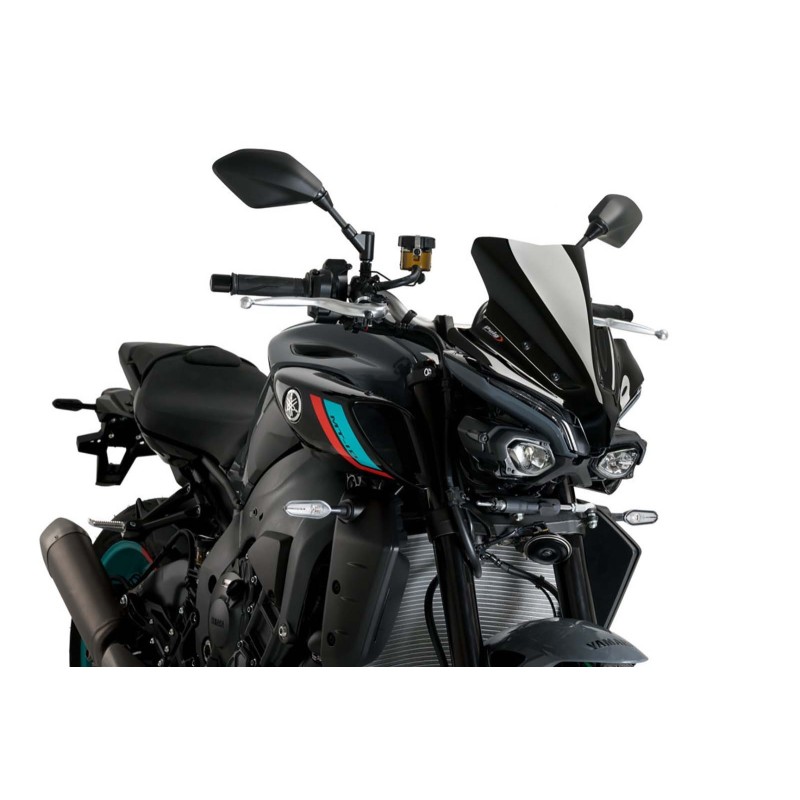 PUIG NAKED WINDSCHILD NG SPORT YAMAHA MT-10 22-24 SCHWARZ