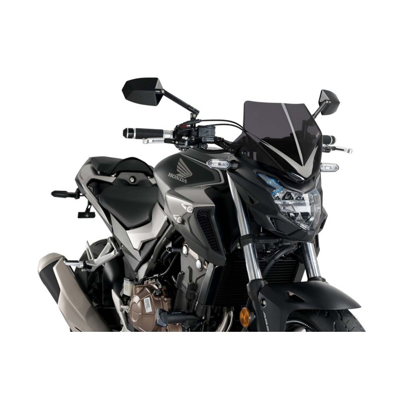 PUIG NAKED WINDSCHILD NG SPORT HONDA CB500F 22-24 DARK SMOKE