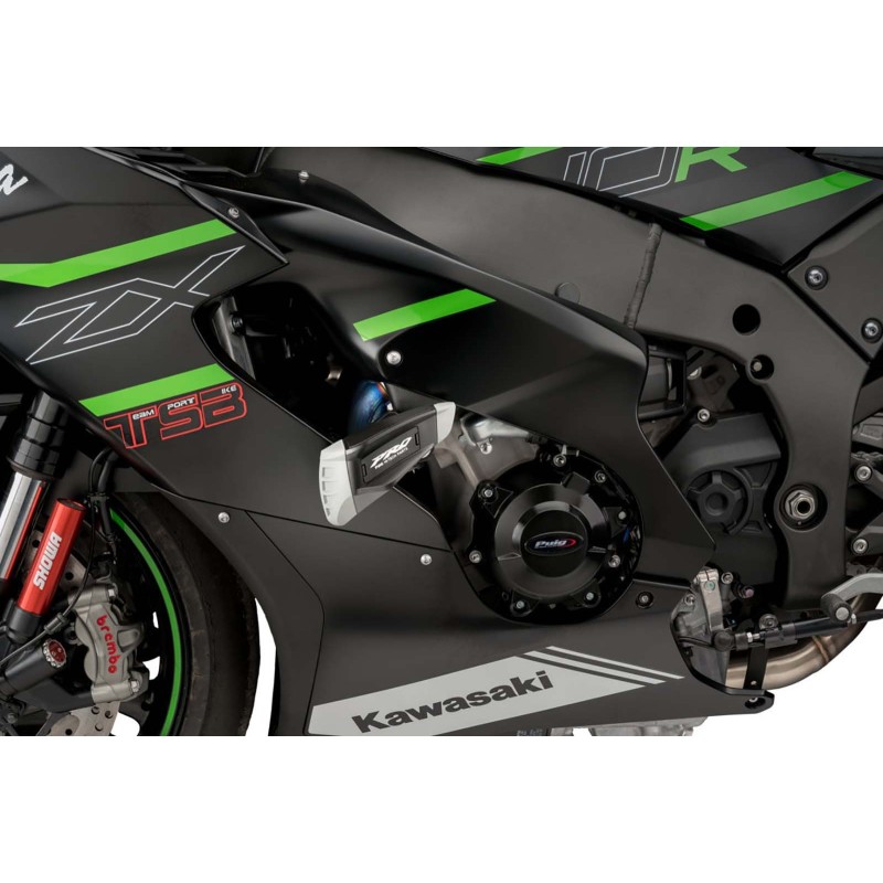 PROTECTIONS DE CADRE PUIG MOD. PRO 2.0 KAWASAKI ZX-10R NINJA KRT 16-20 NOIR