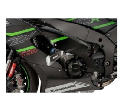 Protectores de chasis Puig Mod Pro 20 para Kawasaki ZX-10R 21/25 en negro