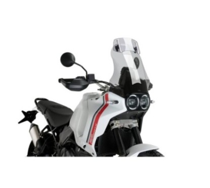 PUIG TOURING SCREEN WITH VISOR DUCATI DESERT X 22-24 LIGHT SMOKE