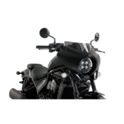 PUIG SEMI-FAIRED WINDSCHILD SPORT MIRAGE HONDA CMX1100 REBEL 21-24 DARK SMOKE-21460F