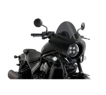 Halbverkleideter Bildschirm von PUIG TOURING MIRAGE HONDA CMX1100 REBEL 21-24 DARK SMOKE-21461F