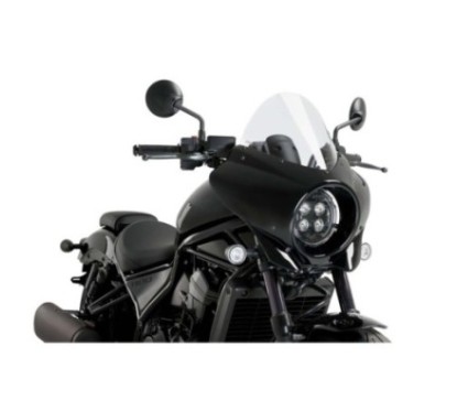 Halbverkleideter Bildschirm von PUIG TOURING MIRAGE HONDA CMX1100 REBEL 21-24 TRANSPARENT-21461W