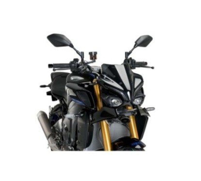 PUIG SPOILER DOWNFORCE NAKED YAMAHA MT-10 22-24 NERO