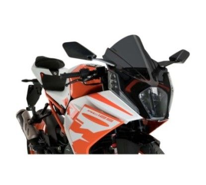 Pare-brise Puig Z Racing pour KTM RC390 22/24, fume fonce