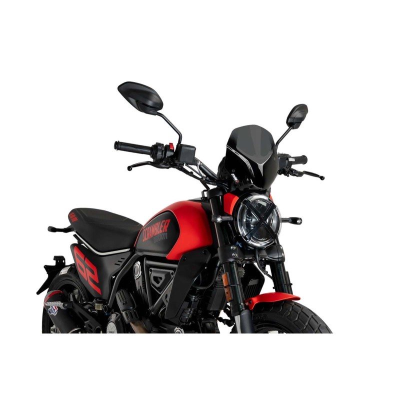 PUIG NAKED SCREEN NG SPORT DUCATI SCRAMBLER FULL THROTTLE ICON 23-24 DARK SMOKE