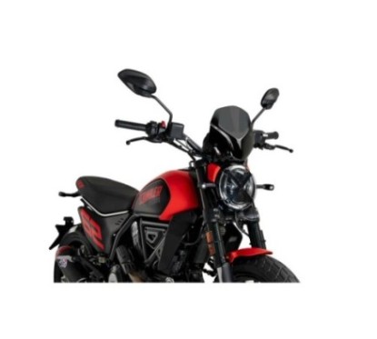 PUIG NAKED WINDSCHILD NG SPORT DUCATI SCRAMBLER FULL THROTTLE ICON 23-24 DARK SMOKE