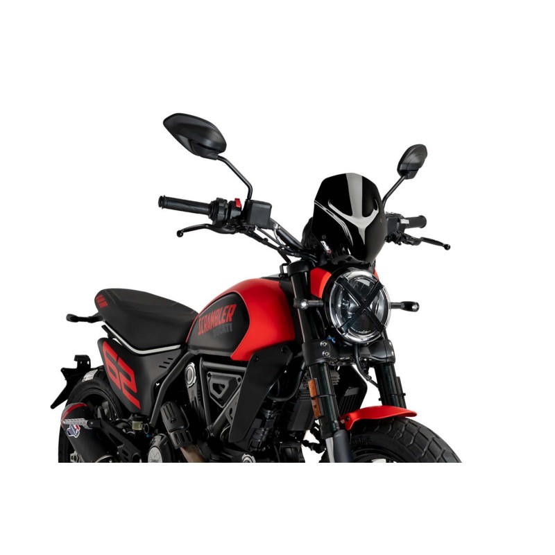 PUIG NAKED SCREEN NG SPORT DUCATI SCRAMBLER FULL THROTTLE ICON 23-24 BLACK