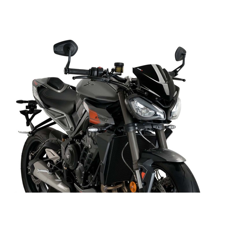 PANTALLA PUIG NAKED NG SPORT TRIUMPH STREET TRIPLE 765 R RS 23-24 NEGRO