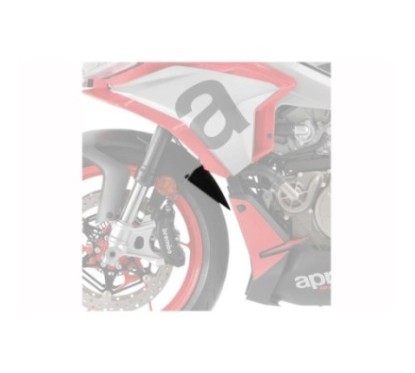 EXTENSION GUARDABARROS DELANTERO PUIG APRILIA RS 660 21-24 NEGRO MATE