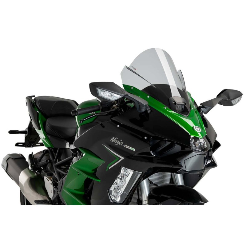 PARE-BRISE PUIG Z-RACING KAWASAKI NINJA H2 SX 22-24 FUME CLAIR