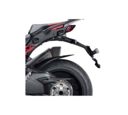 Extension de guardabarros trasero Puig Ducati Multistrada V4 Pikes Peak 21/24 negro mate