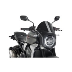 Parabrisas semicarenado Puig para Honda CB650R Neo Sports Cafe 19-20 negro-negro